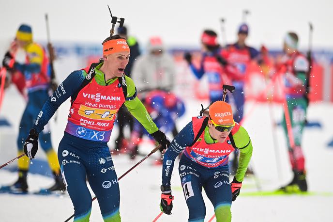 štafeta Pokljuka | Slovenci so osvojili deseto mesto. | Foto Aleš Fevžer