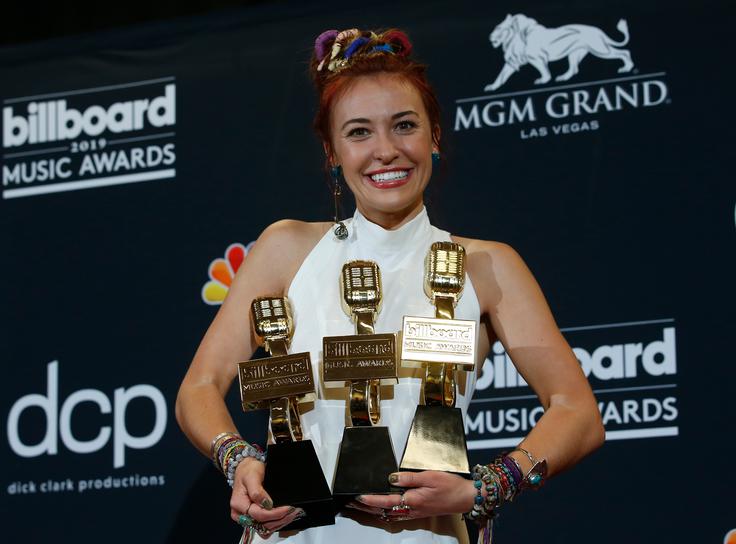 Lauren Daigle je bila nagrajena za najboljšo krščansko izvajalko, najboljši krščanski album, najboljšo krščansko pesem, imenovano You Say (Ti praviš, op.p.). | Foto: Reuters