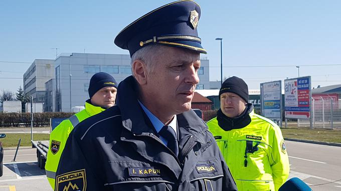 Ivan Kapun s prometne policije v Ljubljani. | Foto: Gregor Pavšič