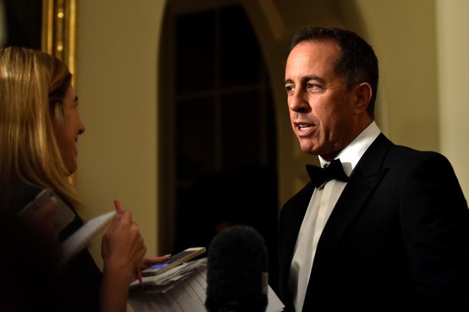 Prišel je tudi komik Jerry Seinfeld. | Foto: Reuters