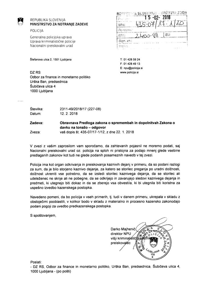 Splošna plovba, NPU | Foto: 