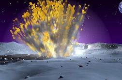 Meteor trčil v Luno – eksplozija vidna s prostim očesom (VIDEO)