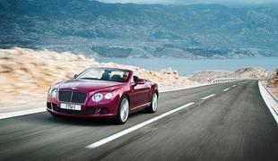 Bentley continental GTC speed - najhitrejši kabriolet poslikan na Pagu