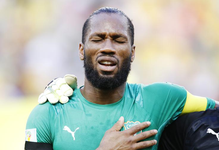 Čast je doletela tudi Didierja Drogbaja.  | Foto: Reuters