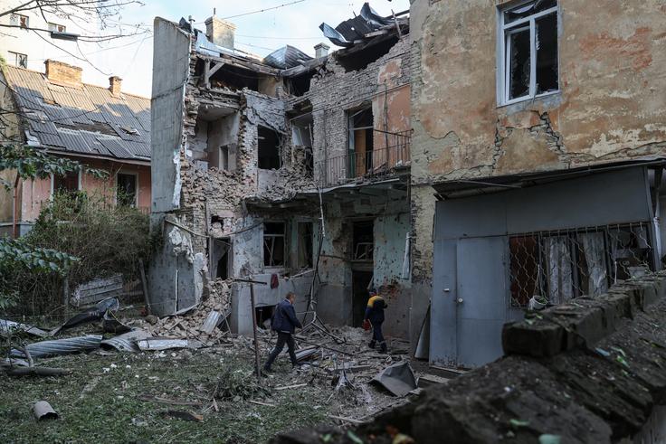 Posledice novega nočnega napada Rusije na Ukrajino | Foto: Reuters