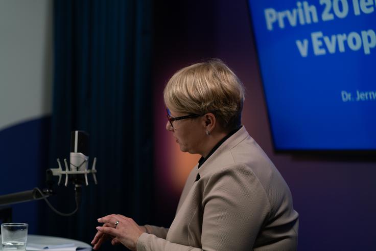 Ena od tem v kampanji pred evropskimi volitvami bo poleg zelenega prehoda, digitalizacije, solidarnosti in varnosti tudi širitev, napoveduje Jerneja Jug Jerše. | Foto: Jan Lukanović