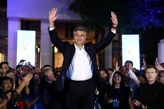 Plenković kljub zmagi še nima potrebne večine za sestavo koalicije. | Foto: Reuters