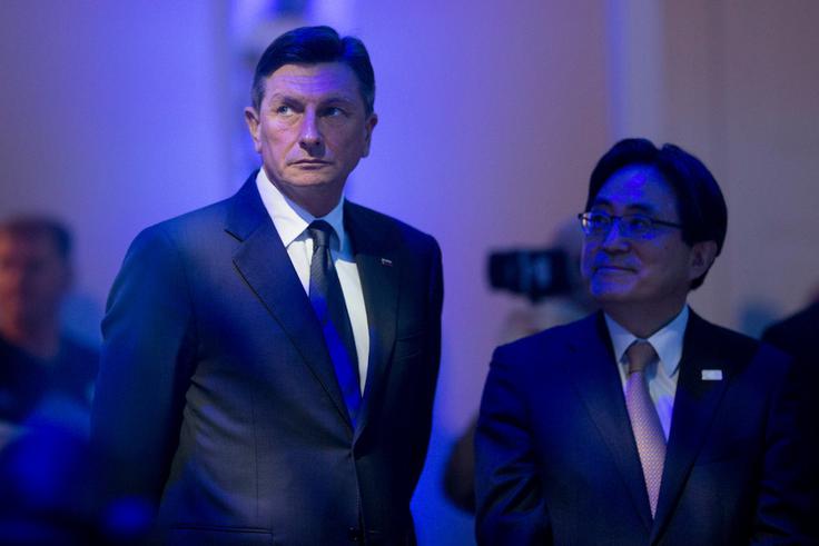 Predstavitve olimpijcev se je udeležil tudi predsednik države Borut Pahor. | Foto: Žiga Zupan/Sportida