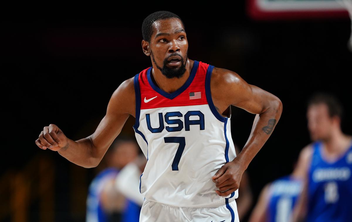 Kevin Durant | Kevin Durant bo še naprej igral za Brooklyn Nets. Podpisal je štiriletno pogodbo. | Foto Reuters