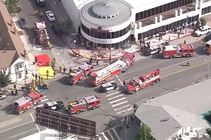 nesreča, ZDA, vožnja, pekarna | Zgodila naj bi se nesreča, pravijo pri policiji. Nekateri so mislili, da gre za teroristični napad.  | Foto X/@TheKevinDalton