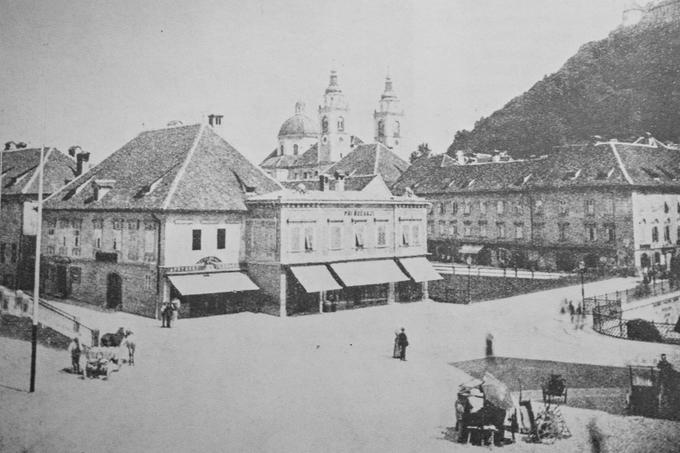 Stavba Pri bučarji okoli leta 1890 | Foto: Zajem iz knjige Ljubljanske metamorfoze