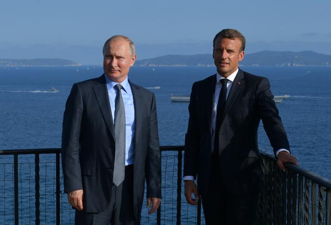 Vladimir Putin Emmanuel Macron | Foto: Reuters