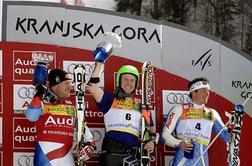 Ligety znova veleslalomski junak Vitranca