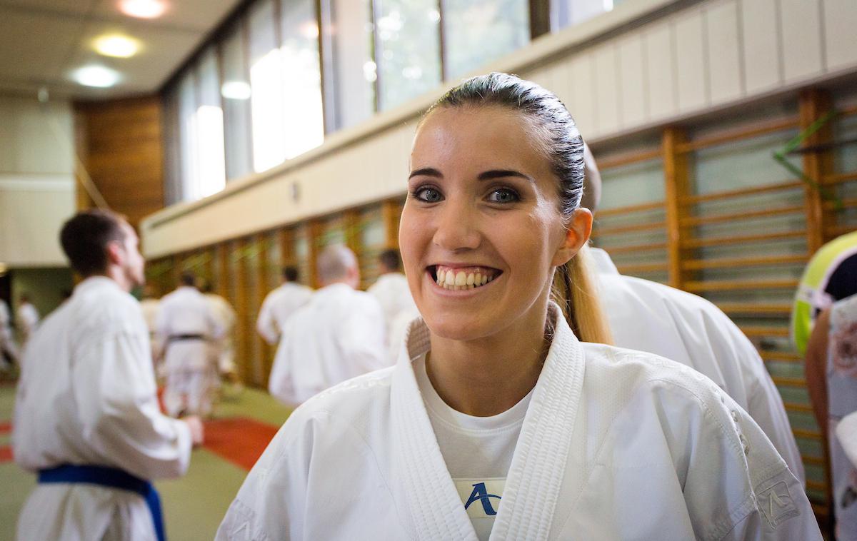 Tjaša Ristić Karate | Tjaša Ristić je na lanskem evropskem prvenstvu v Srbiji osvojila bron. To je bila sploh prva kolajna za slovenski karate na članskih prvenstvih. Letos je v Turčiji dosežek nadgradila s srebrno medaljo.  | Foto Žiga Zupan/Sportida