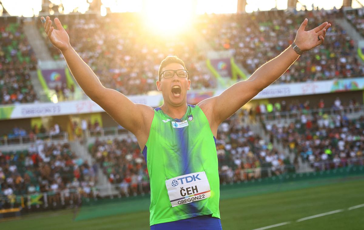 Mykolas Alekna | "Pomembne so medalje, vsekakor, zadovoljen sem, da sem svetovni prvak, ampak zame ima večji pomen svetovni rekord," pravi novopečeni svetovni prvak Kristjan Čeh. | Foto Reuters