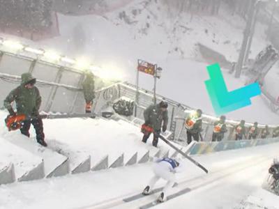 Američan se je za las izognil drami na olimpijski skakalnici #video