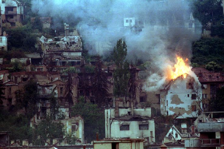 Sarajevo leta 1995. | Foto: Reuters