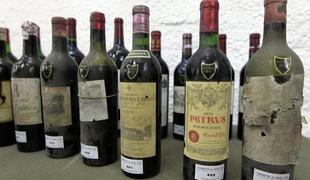 Na dražbi prodali 1200 steklenic iz vinske kleti Elizejske palače