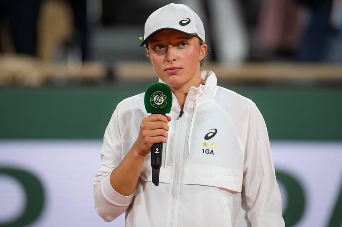 Iga Swiatek | Iga Swiatek je ostala prepričljivo prva na teniški svetovni lestvici WTA po koncu grand slama v Wimbledonu. | Foto Guliverimage