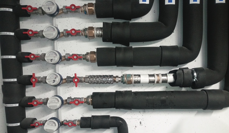 Primer montaže ELIMINATORJA v stanovanjskem bloku za eno stanovanje. | Foto: Eco element d.o.o.