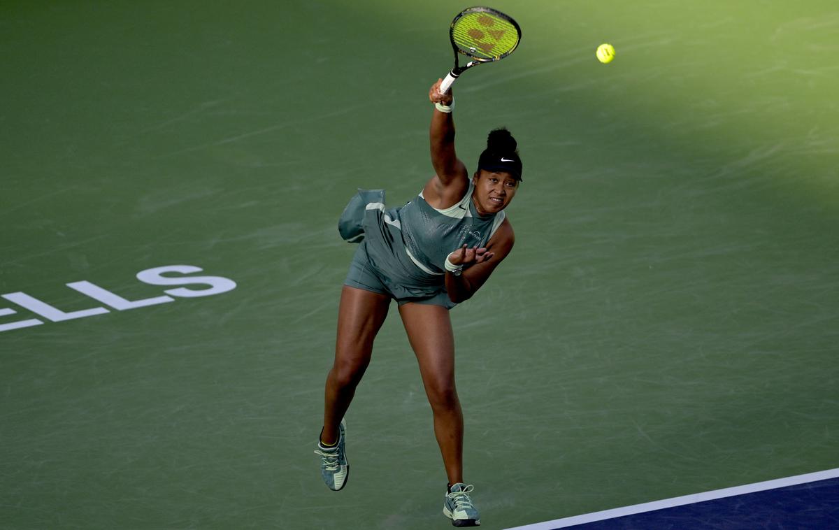 Naomi Osaka | Naomi Osaka je zlahka napredovala v drugi krog turnirja v Indian Wellsu. | Foto Reuters