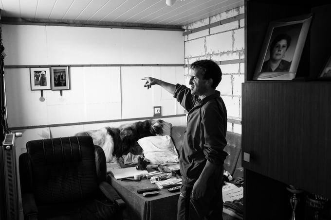 Novak v domači dnevni sobi | Foto: 