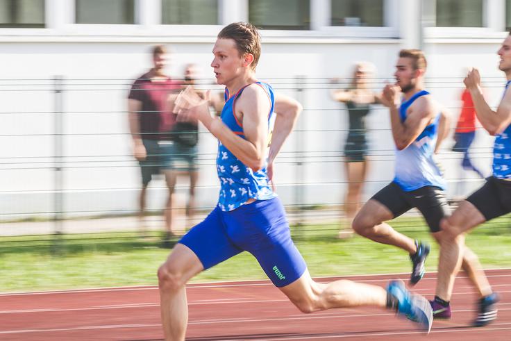 "Za začetek sezone sem zelo zadovoljen," je po tekmi povedal Lovro Mesec Košir. | Foto: Peter Kastelic