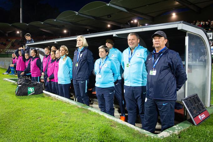 Slovenske nogometašice vodi selektor Borut Jarc. | Foto: Blaž Weindorfer/Sportida