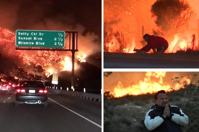 Požar, Kalifornija, Thomas | Foto Matic Tomšič / Posnetek zaslona