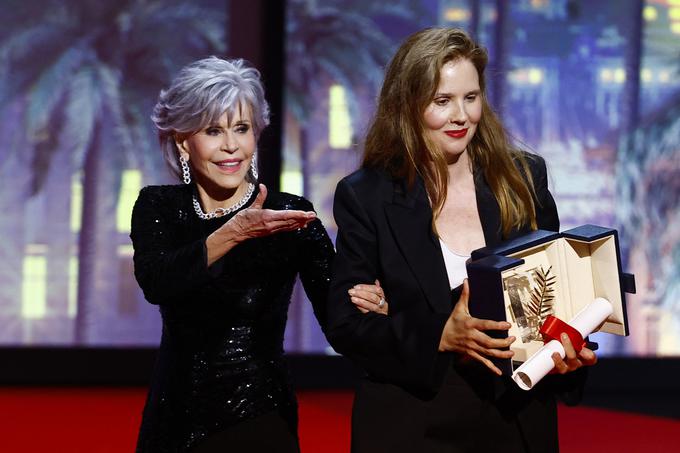 Justine Treit je s prejemom te nagrade tako postala tretja režiserka z zlato palmo. | Foto: Reuters