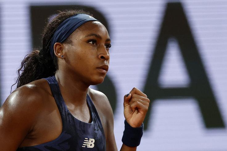 Coco Gauff je slavila v dveh nizih. | Foto: Reuters
