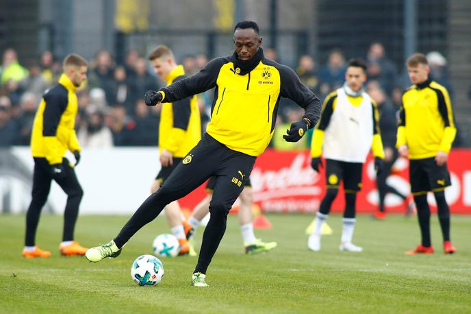 Usain Bolt na treningu Borussia Dortmund | Foto Reuters