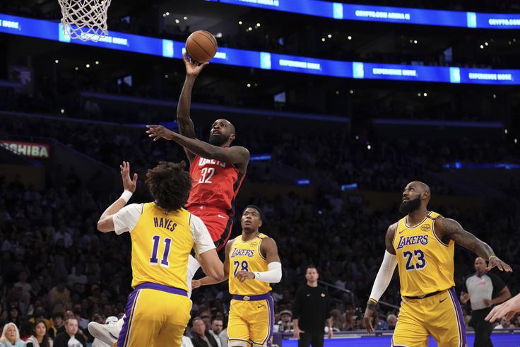 Los Angeles Lakers so imeli celotno tekmo pod nadzorom. | Foto: Guliverimage