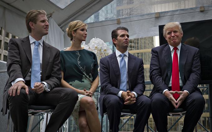 Z Donaldom ima tri otroke: Erica, Ivanko in Donalda Jr. | Foto: Reuters