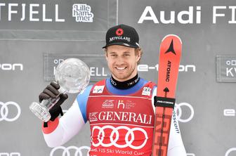 Superveleslalom odpovedan, Švicar do prvega globusa