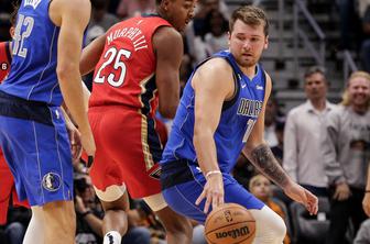 Dončić se je zapisal v zgodovino lige NBA, a na koncu zmajeval z glavo