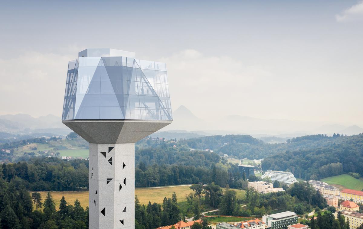 Razgledni stolp Kristal | Takšen bo razgledni stolp Kristal. | Foto Občina Rogaška Slatina