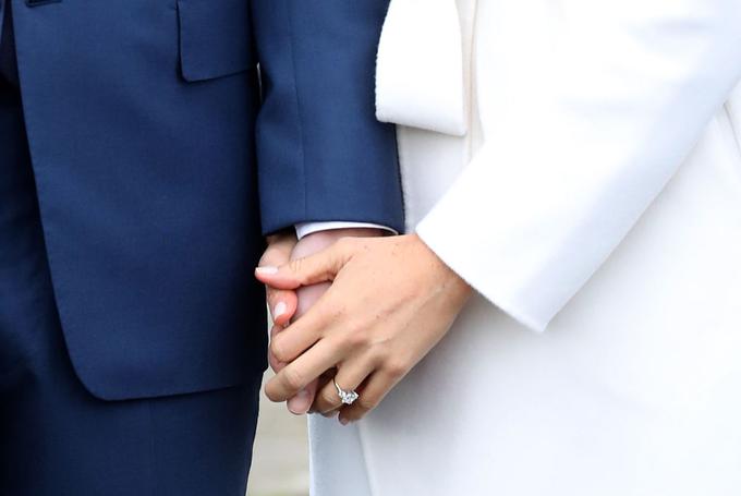 Meghanin zaročni prstan. | Foto: Getty Images
