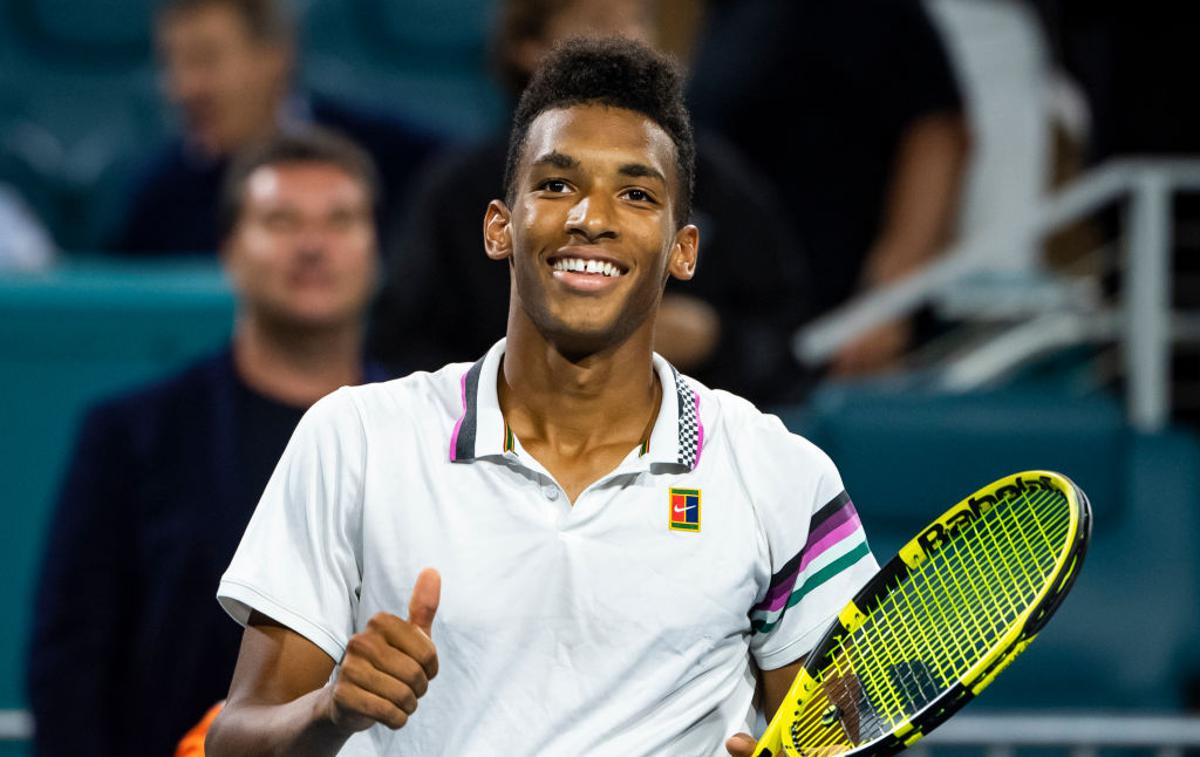 Felix Auger-Aliassime | Roger Federer se je prebil v četrtfinale. | Foto Gulliver/Getty Images