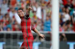 Sedem golov Portugalcev: Cristiano Ronaldo prišel z Ibize, zabil dva gola in se usedel na klop