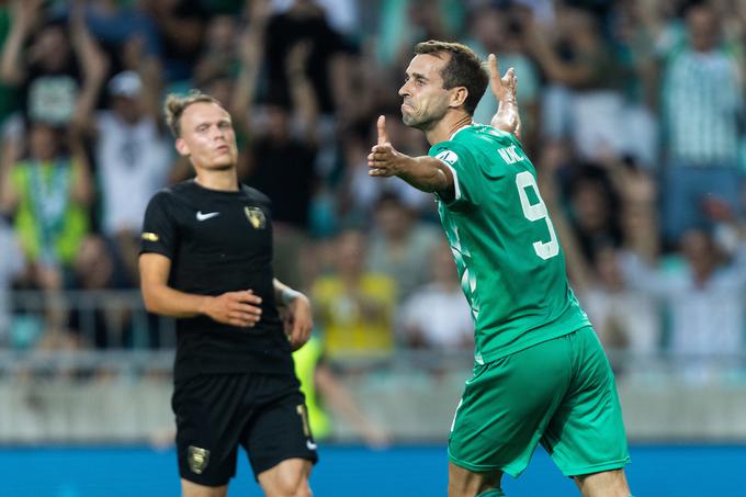 Pri Rieri "odpisani" Mustafa Nukić je zadel za 1:0. | Foto: Vid Ponikvar/Sportida