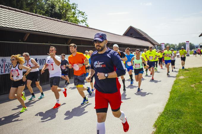 Lani je tekače z mobilno aplikacijo v Sloveniji gostilo Brdo pri Kranju, letos se bo dogajanje preselilo v Arboretum Volčji Potok. | Foto: Siniša Kanižaj Za Wings For Life World Run