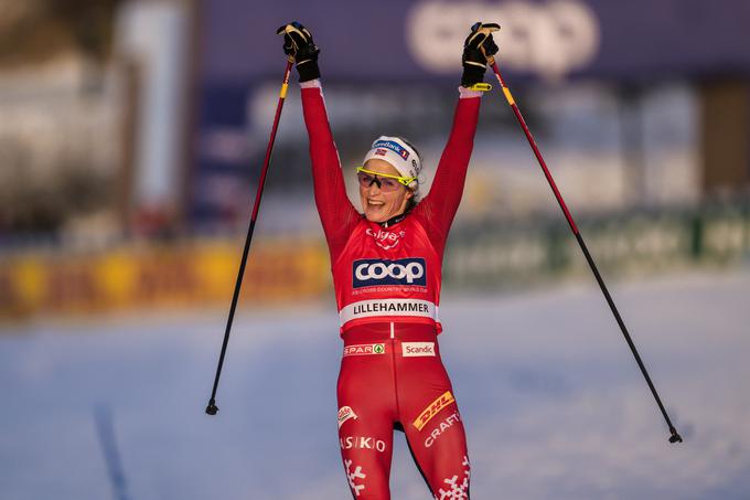 Povratnica Therese Johaug se veseli nove zmage. | Foto: Guliverimage