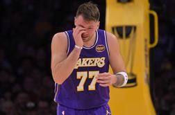 Noč razočaranja za Dončića in Lakerse, Oklahoma z zgodovinskim dosežkom v NBA