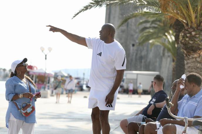 Magic Johnson v Trogirju | Foto Ivo Cagalj/PIXSELL