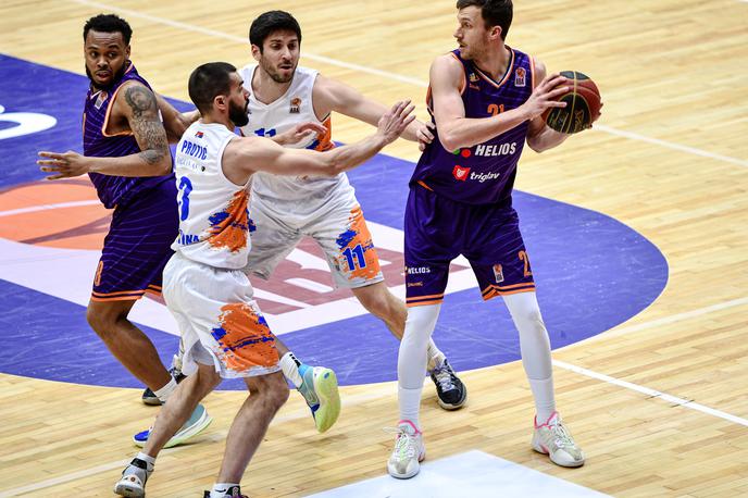 Aba liga 2: Zlatibor - Helios Suns | Domžalčani so naredili pomemben korak k uvrstitvi v četrtfinale. | Foto ABA liga/Dragana Stjepanović