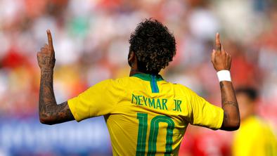 Brazilci razbili Avstrijo, Neymar spet zadel #video