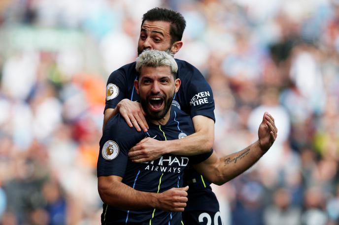 Aguero | Nogometaši Manchester Cityja so vknjižili nove tri točke. | Foto Reuters