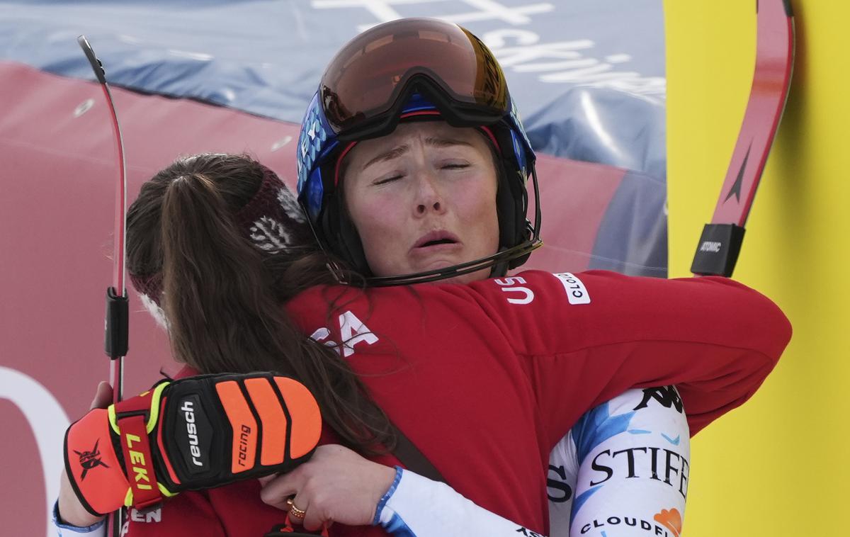 Breezy Johnson Mikaela Shiffrin | Mikaela Shiffrin je v esej strnila vse svoje občutke in bolečine. | Foto Guliverimage