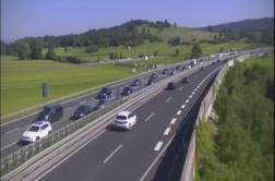 Proti Primorski že nastajajo zastoji, preverite, kje je najhuje